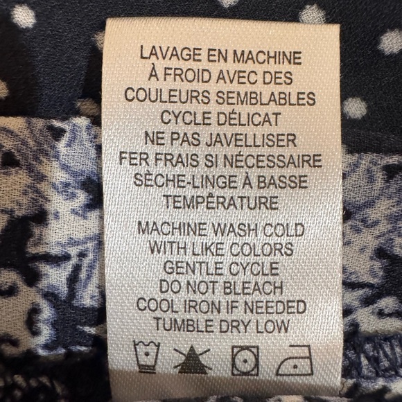 Alex & Lili Boho Patchwork Print Flowy top size Small EUC - Picture 6 of 9